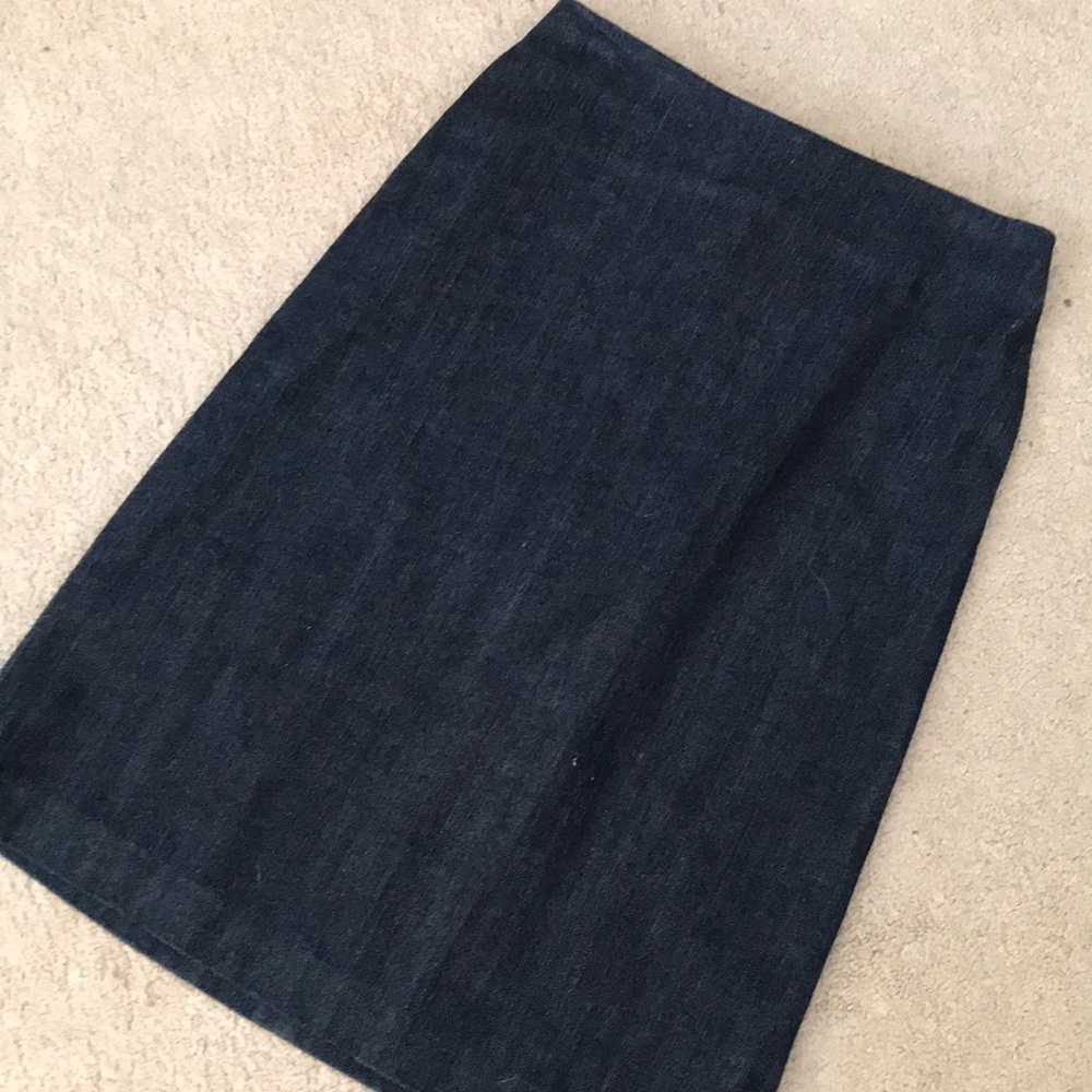 Jean pencil skirt